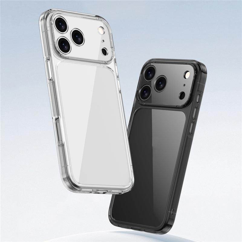 Luxury Transparent Shockproof Case For iPhone 17Air 17 17Pro Max Clear Hybrid TPU+PC Protective Hard Back Cover