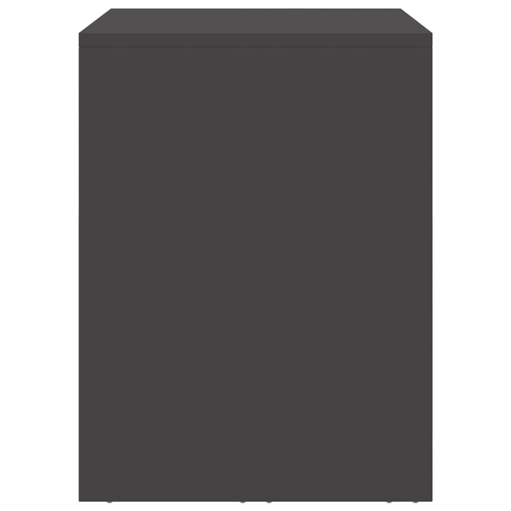Wall Mounted Garage Cabinet with Gas Spring Door Black
