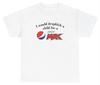 Я бы пнул ребенка за футболку Pepsi Max Смешная газировка Неэтичные нитки Футболка Унисекс