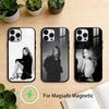 Кейс для телефона в стиле британского ретро 90-х K-Kate M-Moss для iPhone 17/16/15/14/13/12/Plus/Pro/Max с поддержкой магнитной беспроводной зарядки