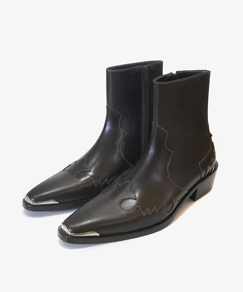 Joenshoe Cadenza Western Boots Wine Brown