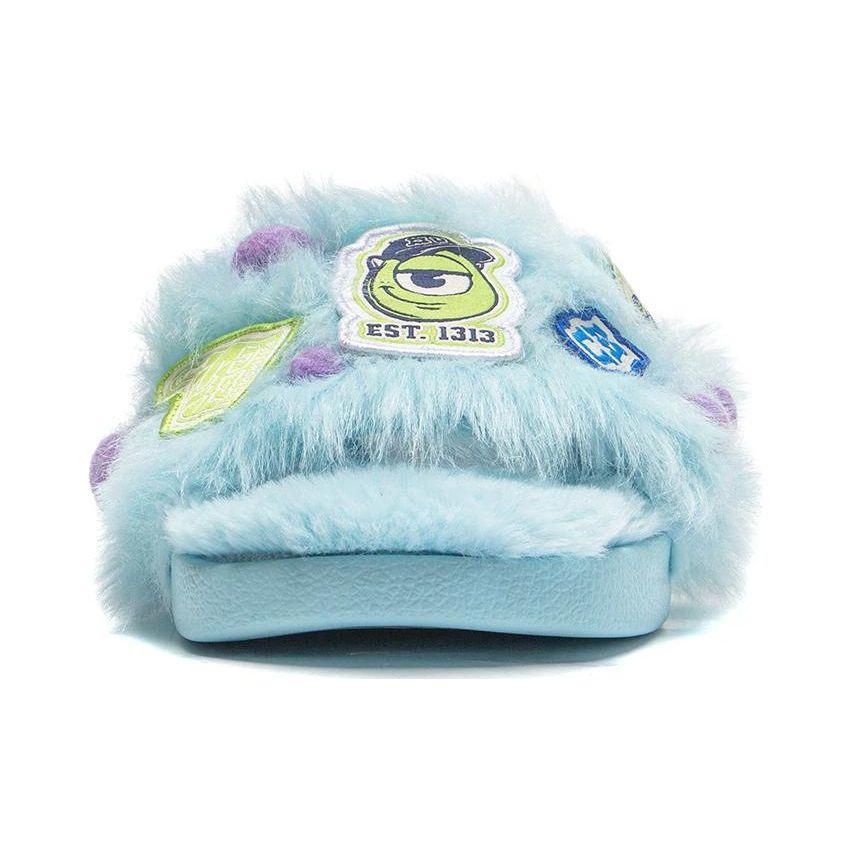 LiNing Disney Monsters University X Ln Slipper Se Fleece Comfortable Versatile Slide Sandals Women Footwear Blue AGAT024-1