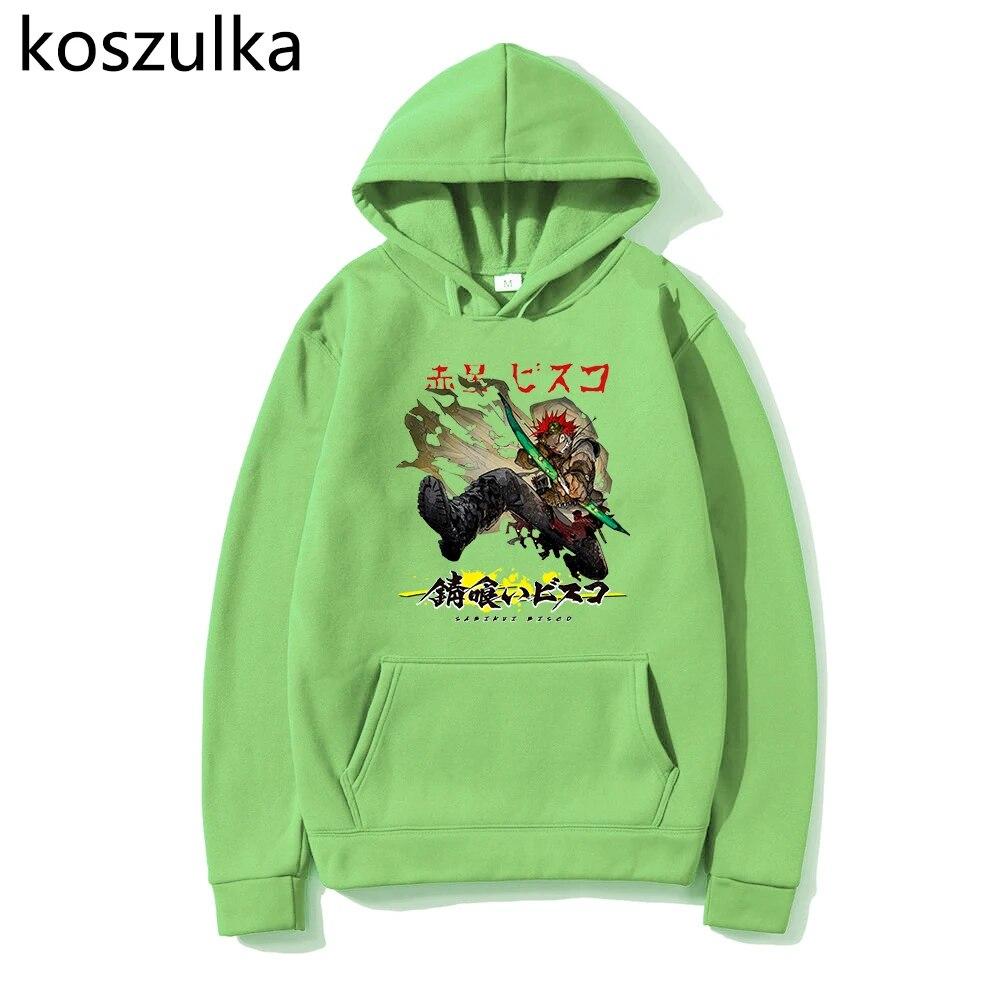 Горячая толстовка с капюшоном в стиле аниме Sabikui Bisco, унисекс, манга, Harajuku Bisco, толстовки с принтом, женские толстовки, винтажные пуловеры, женские зимние топы