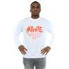 Disney Mens Minnie Mouse Heart Shaped Sweatshirt