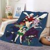 Digital Print Anime Fleece Blanket Sofa A-Inuyasha Microfiber Bedding Warm Winter Bed Camping Nap Fluffy Soft Blankets King Size