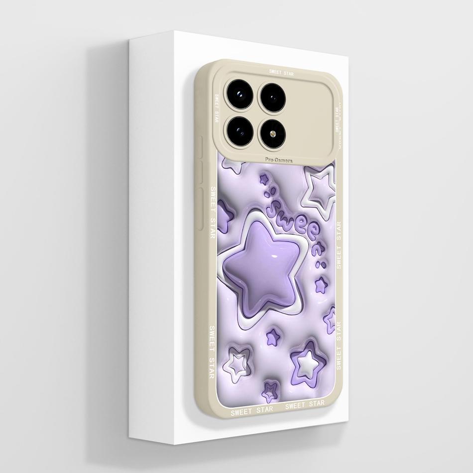 For Poco F8 Pro Phone Case Simple Butterfly Camera Protection Back Cover For Poco F 8 Pro F8Pro Soft Liquid Silicone Fundas