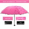 UV Protective Black Folding Sun Umbrella - Anti-Ultraviolet Women's Sunshade with Custom Logo