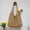 Hollow Woven Knitted Handbag Fashion Crochet Beach Bag Big Purses Women Shoulder Bag for Summer