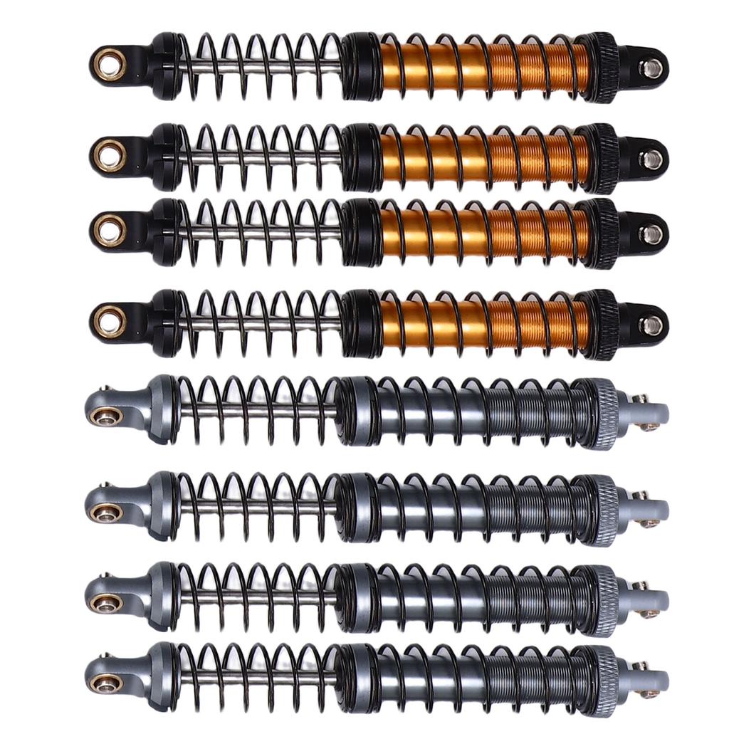 4pcs 110mm RC Shock Absorber Damper Dual Stage Spring Shocks for 1/10 RC Crawler Car Upgrade Parts