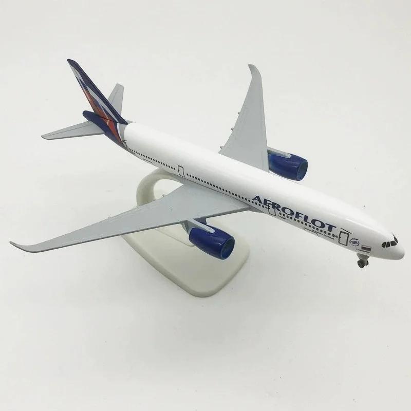 A350 20СМ Масштаб 1/400 Сплав Металл Россия Аэрофлот 350 Модель Самолета Литая Модель Наборы Моделей Самолетов Игрушка Детский Подарок