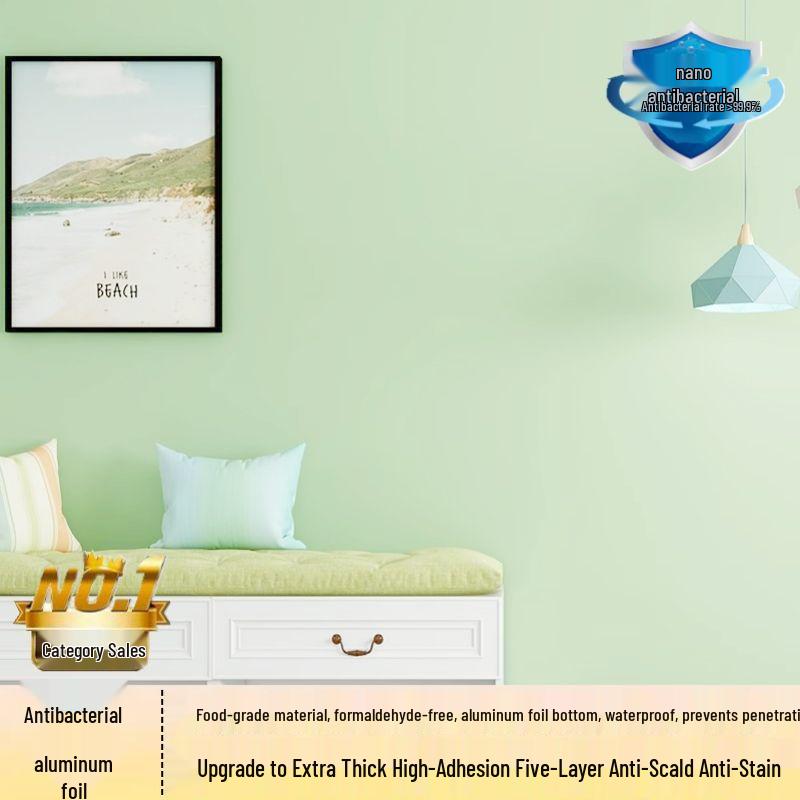 Водонепроницаемые, влагостойкие, без формальдегида, утолщенные, самоклеящиеся обои для спальни, гостиной, для матери и ребенка.