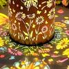 Colorful Solar Floral Lantern, Outdoor Metal Hummingbird Solar Light, Waterproof Butterfly LED Garden Lantern, Hanging Lantern for Outside Table Tree