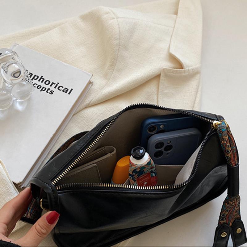 Vintage Shoulder Bag For Women PU Leather Pillow Bag Luxury Style Crossbody Bag Lady Messenger Bag Ladies Tote Purse CLE