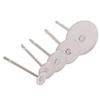 100pcs/lot Stainless Steel Blank Post Earring Studs Pins Steel Flat Round Tray Base for Earring Jewelry Findings Supplies DIY