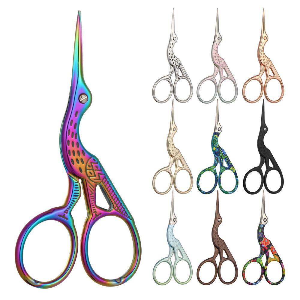 Вышивка Ретро Дом Ножницы для вышивания Ножницы Нержавеющая сталь Журавль