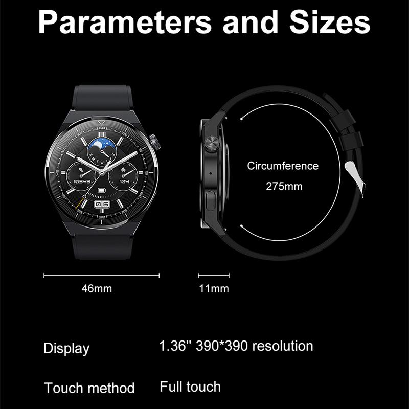 SACOSDING NFC Смарт-часы для мужчин GT3 Pro AMOLED 390*390 HD экран сердечного ритма Bluetooth вызов IP68 водонепроницаемые умные часы для Huawei Xiaomi