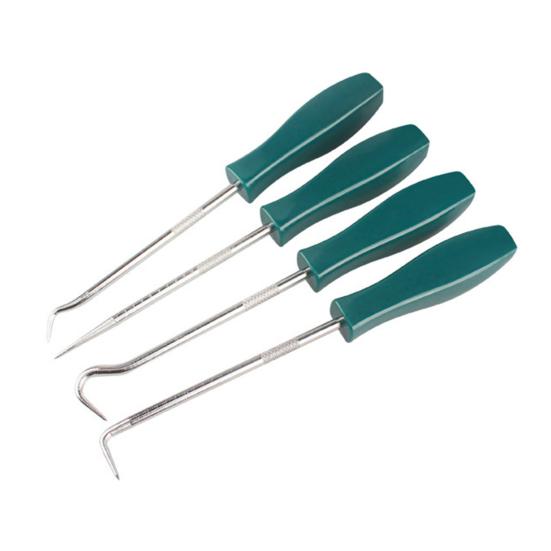 Набор из 4 отверток для сальников автомобильных транспортных средств с эргономичными ручками, съемник для прокладок уплотнительных колец, крючки для ремонта