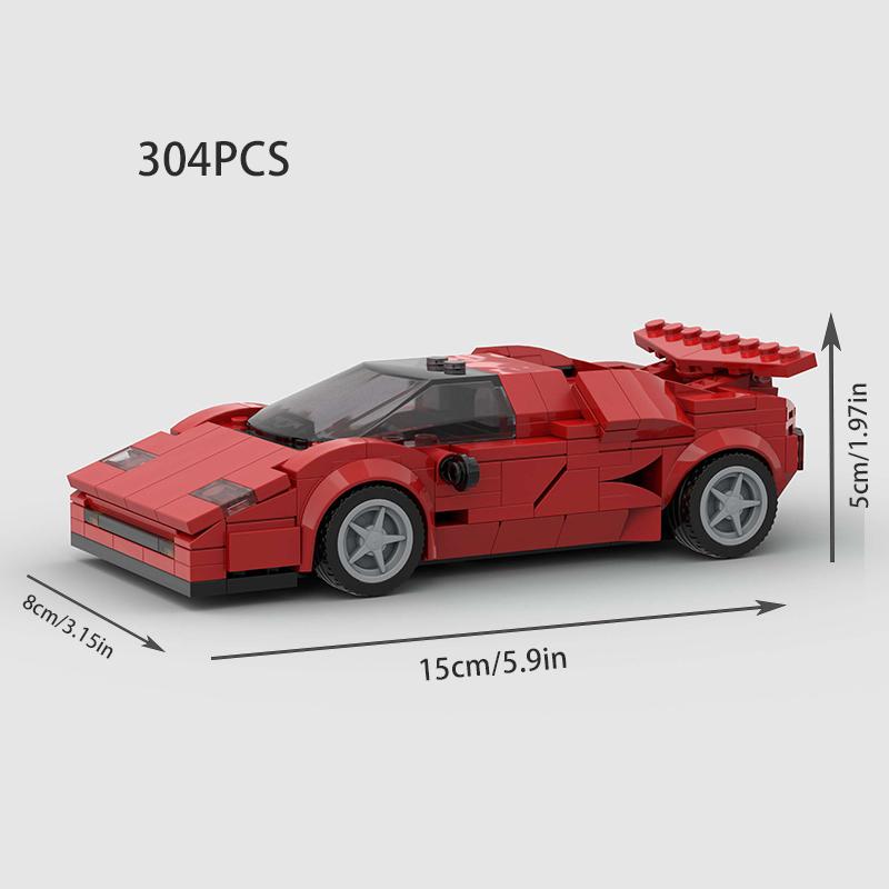 MOC Racing Sports Car Vehicle City Speed Champion Racer Technique Building Blocks Brick Set Supercar Kids Toys Boys Gifts NSX