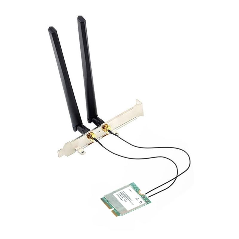 WiFi 6E карта MT7922 6 ГГц/5 ГГц/2,4 ГГц Трехдиапазонный сетевой адаптер Совместимость с Bluetooth 5.2 Интерфейс M.2