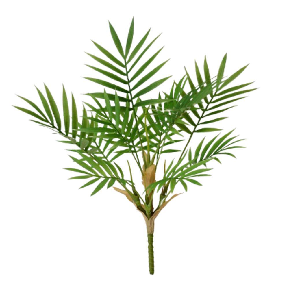 Real Touch Artificial Palm Leaves Branches Artificial Fern Office Desktop Decoration