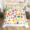 Red Pitaya Duvet Cover King Queen Dragon Fruit Painting Bedding Set Tropical Fruits Comforter Cover Modern Art Soft Quilt Cover