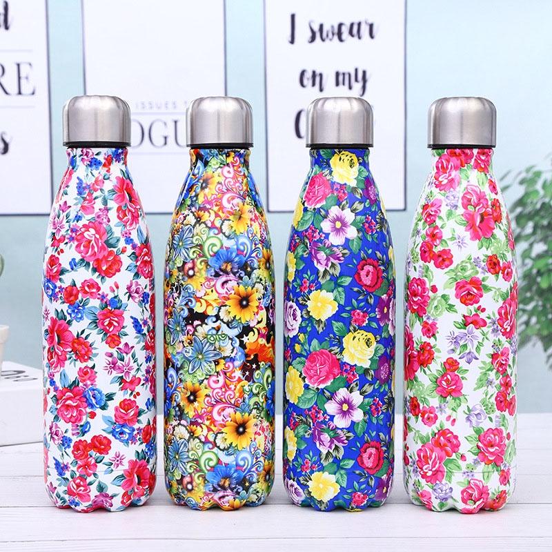 Classic Design Stainless Steel Vacuum Insulated Drinks Thermos 500ml