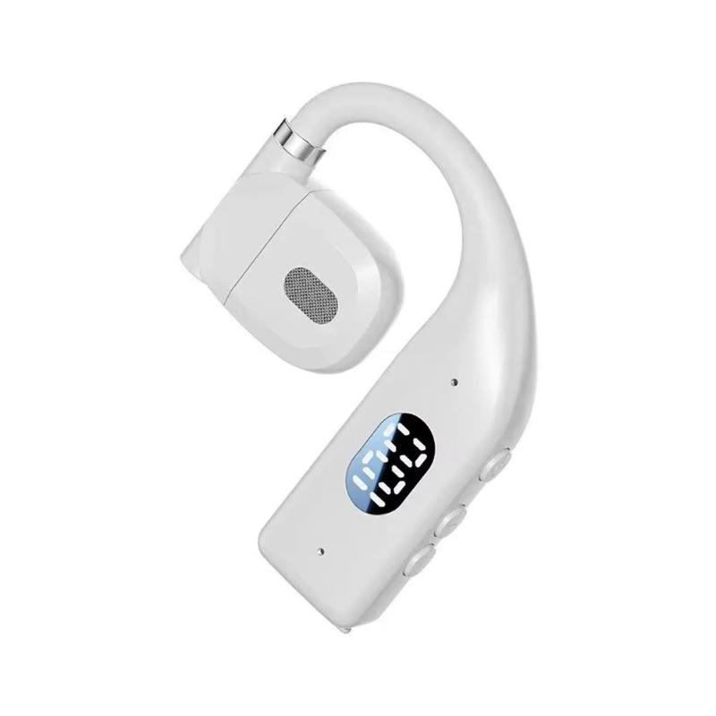 Одноуховая открытая Bluetooth 5.3 гарнитура с заушиной, HD-звонки, Hi-Fi звук, безболезненная посадка, идеально для вождения, бега, повседневного использования