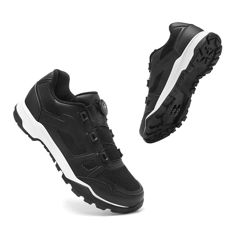 Велосипедные кроссовки Шипы Обувь мужская Плоская педаль Обувь для горного велосипеда Обувь для скоростной езды в помещении Обувь для гонок Замок spd