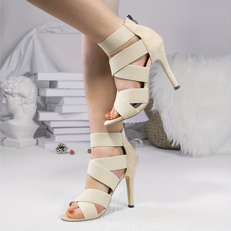 Fashion Women Sandals 2024 New Summer Fashion Thin Heels Sexy Shoes for Women High Heels Shoes Shallow Casual Sandals Designer Sandals