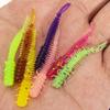 20Pcs 45mm Slug Soft LuresFishing Artificial Lures Silicone Bass Swimbait Jigging Plastic Baits Worm