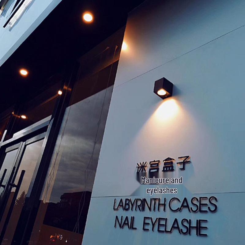 Universal Waterproof Wall Washer Light for Balcony, Courtyard, or Terrace - Exterior Up and Down Outdoor Lighting