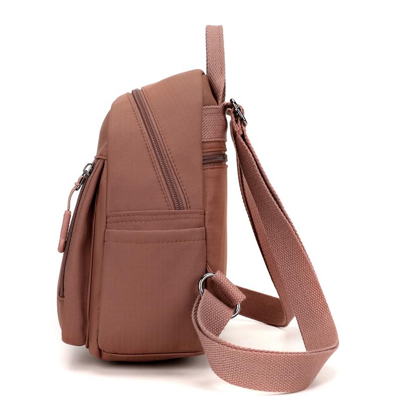 Водоотталкивающий нейлоновый рюкзак женский небольшой рюкзак легкий дорожный школьный ранец