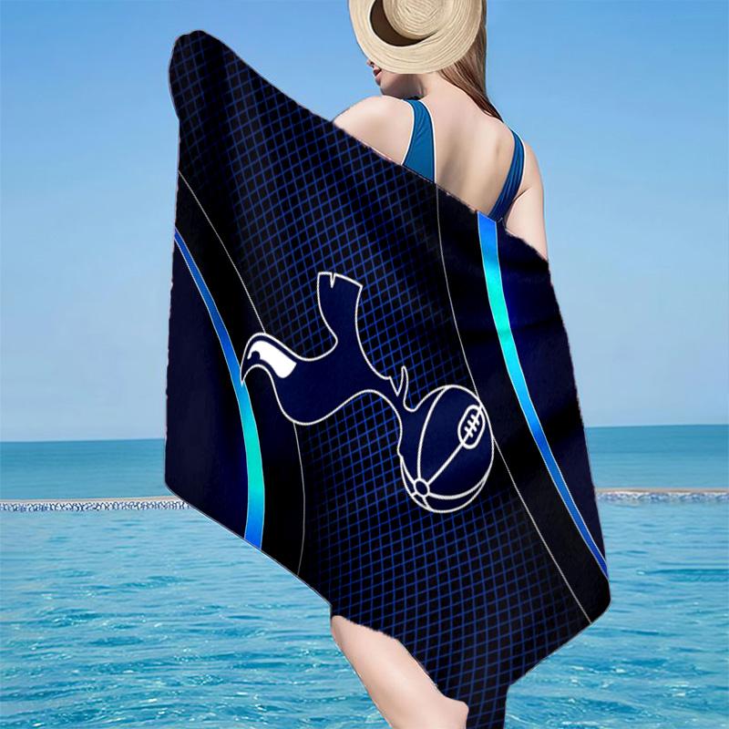Tottenham Hotspur Football Club Microfiber Beach Towel, Lightweight And Quick-Dry, for Summer Travel, Beach Essential, Swimming Pool