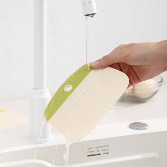 1/2Pcs Bowl Scraper Dough Bread Scraper Dough Cutter Kitchen Food Scraper for Baking Cooking Pastry Cake Versatile Tool