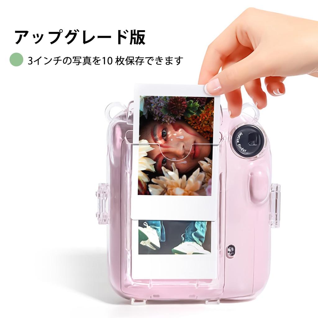 Rieibi Instax Mini 12 Clear Instax Mini 12 Case Instax Cover 12 Fujifilm Instax 12 Case Instax Cover Clear Instax Case 12 Instax Mini 12 Protective