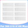 Compatible For 360 S10 X100 MAX Robot Vacuum Cleaner Spare Part Main Side Brush Hepa Filter Mop Cloth Rag Replacement Accessory