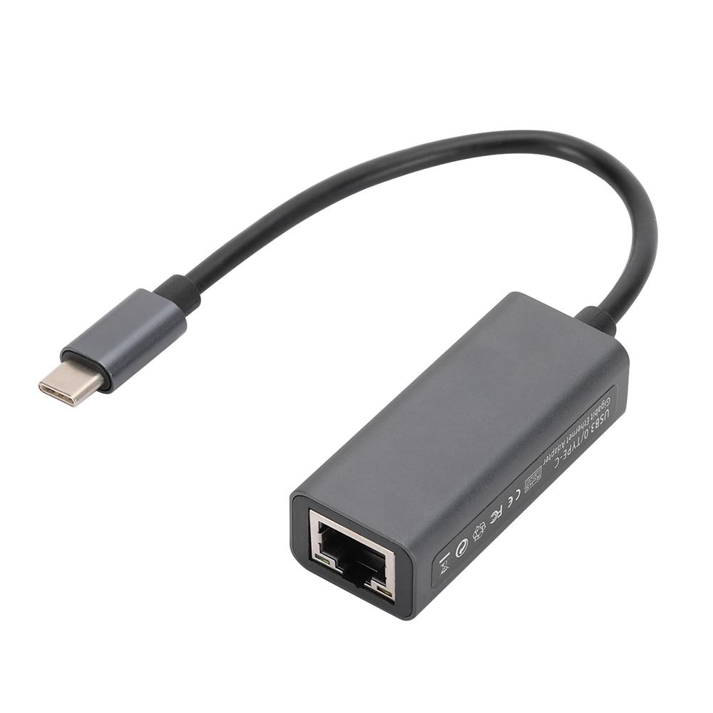 1000 Мбит/с USB-адаптер Ethernet типа C, сетевая карта, USB C к RJ45, Lan, гигабитный Ethernet-кабель для Интернета для MacBook, ПК, Windows XP 7, 8, 10, Android