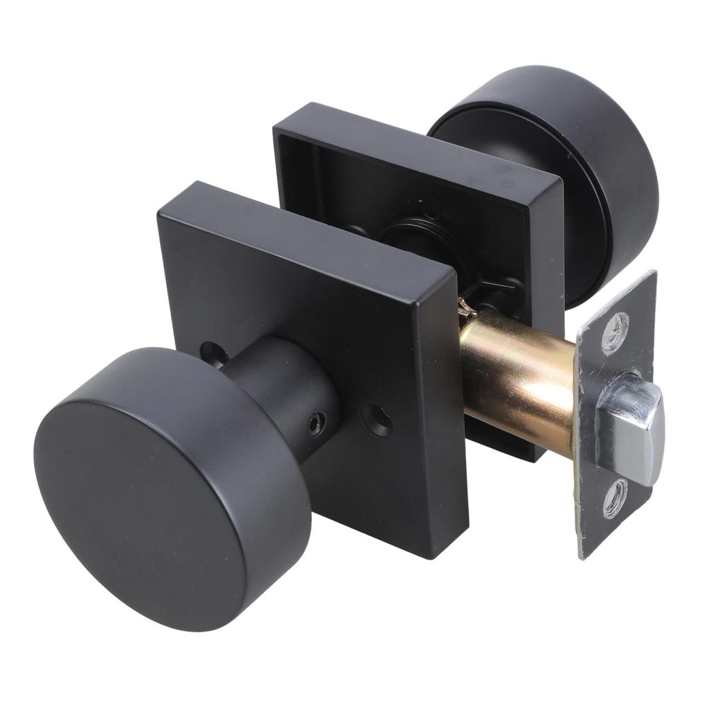 Zinc Alloy Round Door Knobs Knobset Nonlocking Interior Door Handles for Hallway Closet Bathroom Easy To Install