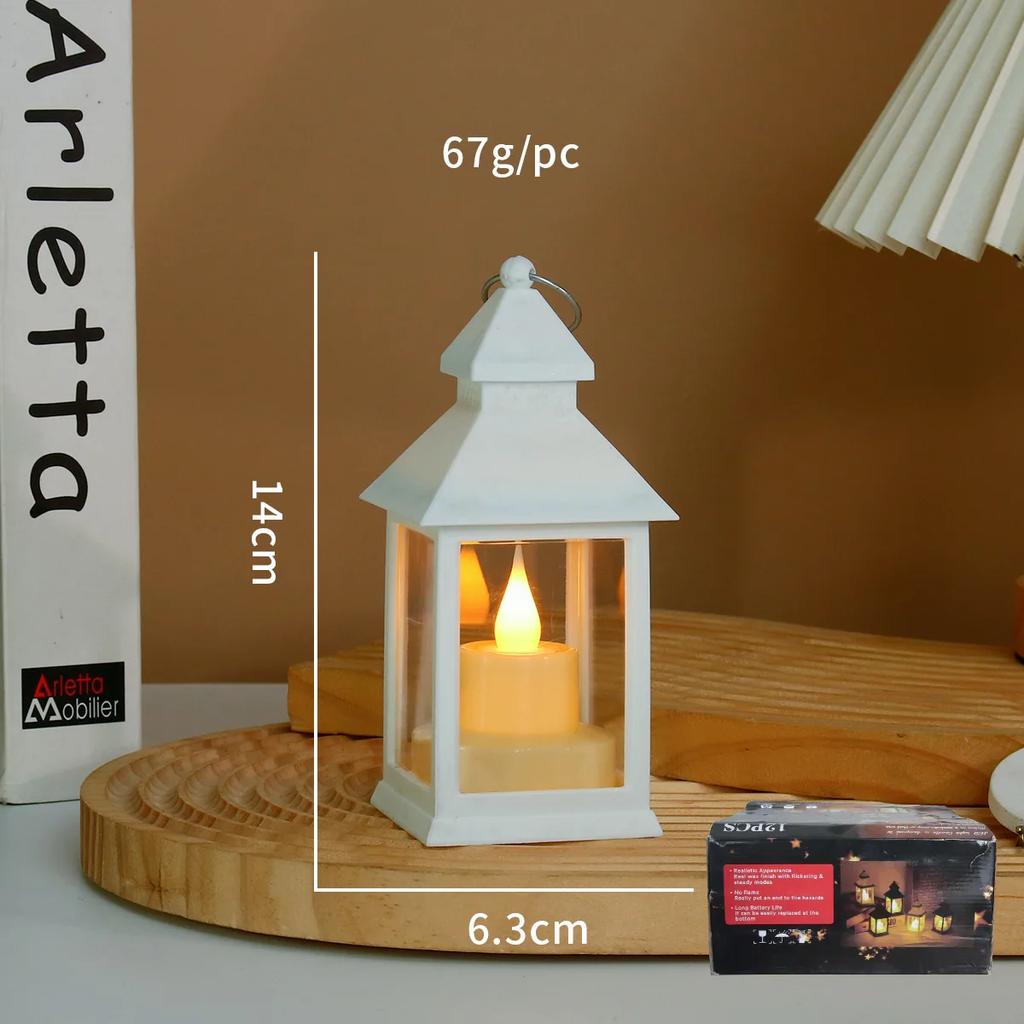 Портативные светодиодные лампы-свечи Ночные походные палаточные фонари Садовые настольные праздничные атмосферные ретро-ночники Декоративные лампы