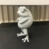 Лягушка, напечатанная на 3D-принтере, Мини-украшение для рабочего стола, Имитация модели лягушки в солнцезащитных очках со скрещенными руками, Стоящая лягушка для стола, Салона автомобиля