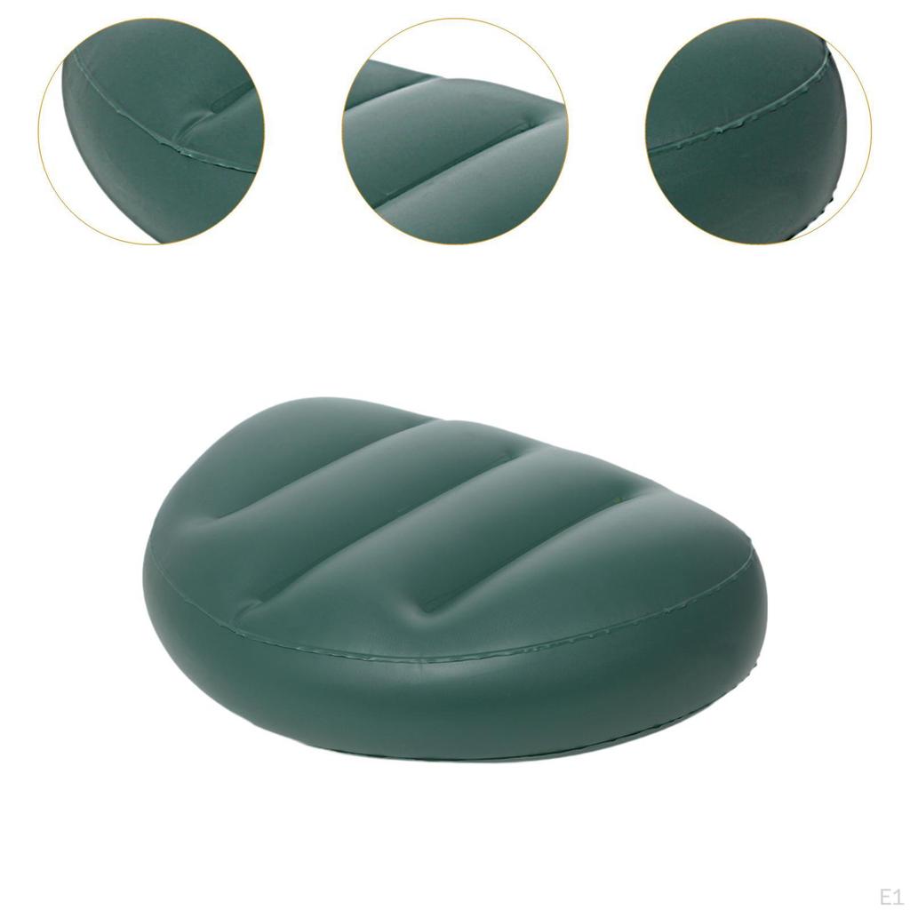 Надувная подушка для сиденья лодки-каяка, мягкая многоцелевая портативная подушка из ПВХ для рыбалки