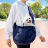 Outdoor Pet Carrier Bag  Portable Shoulder Bag Cat Walking Bag Travel Transport Bag For Small Dogs Cats Within 7.5kg/16.53lb