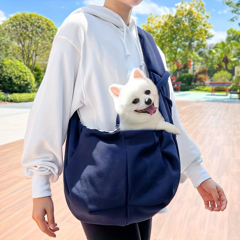 Outdoor Pet Carrier Bag Portable Shoulder Bag Cat Walking Bag Travel Transport Bag For Small Dogs Cats Within 7.5kg/16.53lb