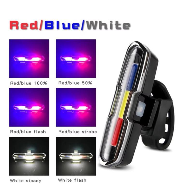 Ultra Bright USB Rechargeable LED Bicycle Taillight Waterproof Rear Lamp for Mountain Road Bike Commuting