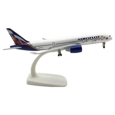 Модель самолета Airbus A350 Аэрофлота, изготовленная на заказ - 20 см (1:Масштаб 300)