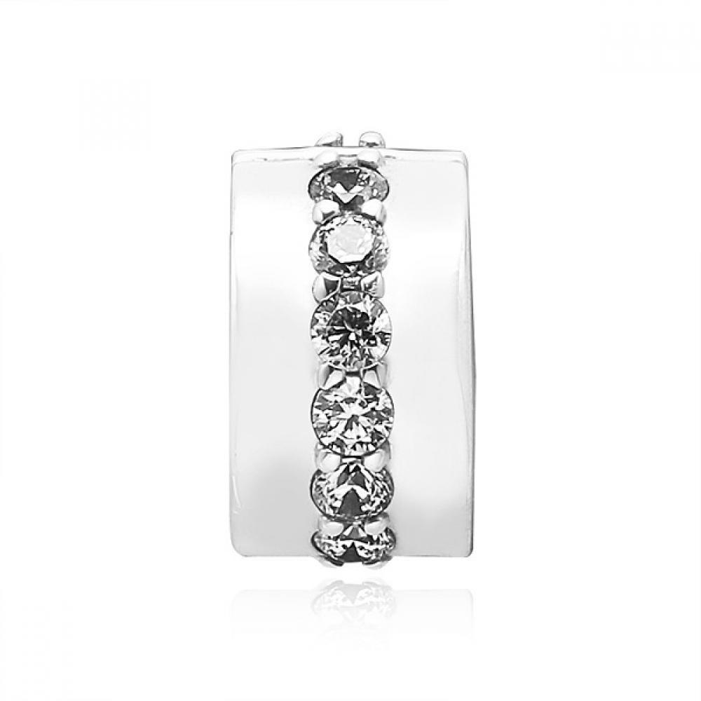 Pandora 791972cz Shining Pass Clip Silver Charm
