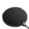 Wireless Induction Charger Baseus Digital Led 15W (Black)