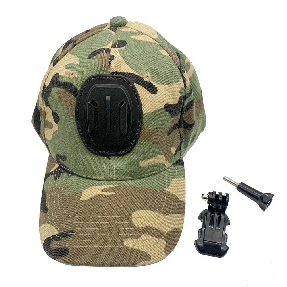 Бейсболка с креплением для экшн-камеры Крепление для Gopro Hero 12 11 10 9 8 7 6 5 4 3 insta360 x3 x2 Eken SJCAM DJI