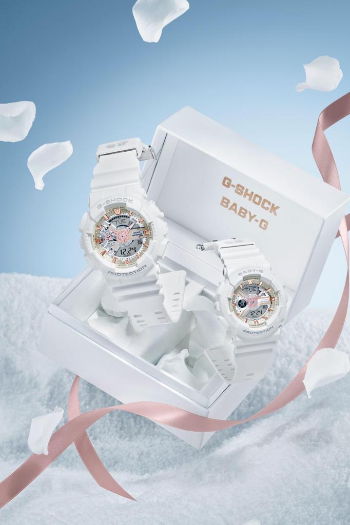 Часы ПРЕДСТАВЛЯЮТ КОЛЛЕКЦИЮ 2024 Пара часов Белый [Casio] G-Shock []G LOVER'S G-SHOCK × BABY-G LOV-24A-7AJR