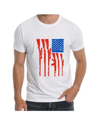 Футболка для мужчин Rifle Art с американским флагом и защитой 2-й поправки